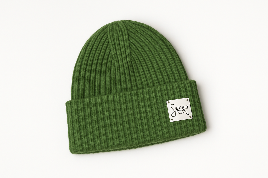 Vintage Silk Lined Cashmere Striped Ski Beanie- Unisex