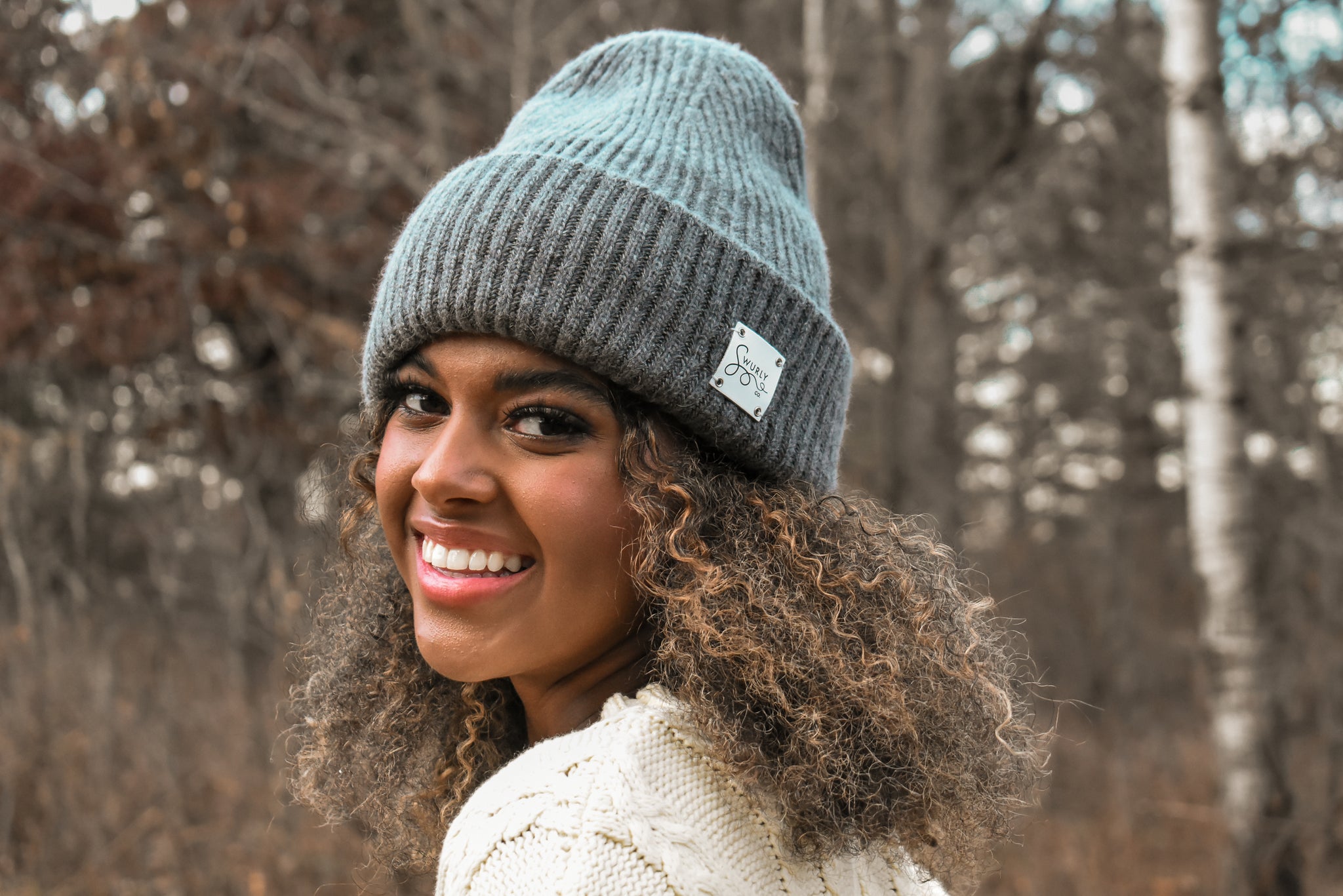 Vintage Silk Lined Cashmere Striped Ski Beanie- Unisex