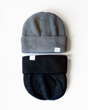 Cuffed Double Layer Cashmere Knit – Unisex