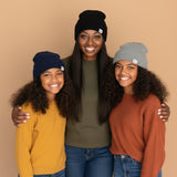 Cuffed Double Layer Cashmere Knit – Unisex