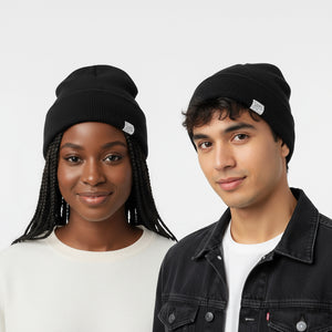 Cuffed Double Layer Cashmere Knit – Unisex
