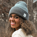 Vintage Silk Lined Cashmere Striped Ski Beanie- Unisex