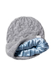 Cashmere Sublime Silk Lined Cuffed Unisex Hat