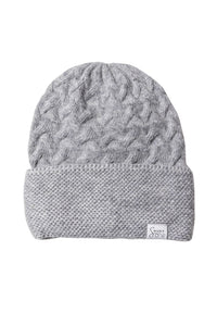 Cashmere Sublime Silk Lined Cuffed Unisex Hat